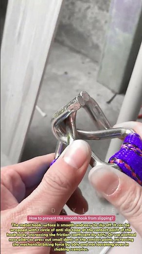 Techniques for fastening straps, hooks, and chain buckles #practical #skills #clever #methods