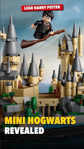 LEGO Shrunk Hogwarts — Mini Castle with a Secret Chamber | Harry Potter Set #40975 #legoharrypotter