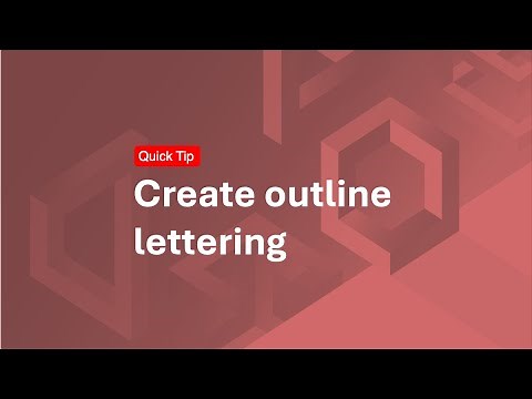 Easily create outline embroidery lettering - Wilcom Quick Tip