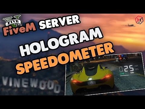 FiveM HOLOGRAM SPEEDOMETER FREE Tutorial | FiveM Hologram Speedometer | Create a FiveM Server