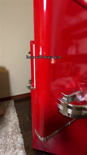 Charming Retro Refrigerator: A Fun Addition to Your Home