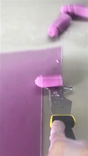 Satisfying Scraper ASMR: Purple Slime!