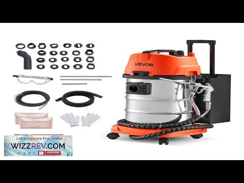 VEVOR Walnut Blaster Kit for Carbon Cleaning 1200W Sand Blaster with Built in