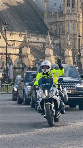 Visuals Showing PM Sir Keir Starmer Leaving Parliament, Back to 10 Downing Street with SEG Police