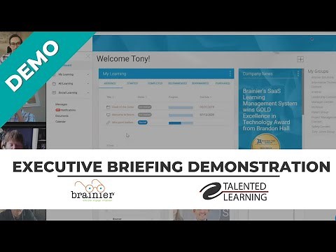 Brainier LMS Executive Briefing Demonstration