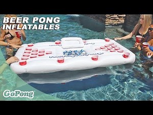 GoPong | Party Barge™ Inflatable Beer Pong Table