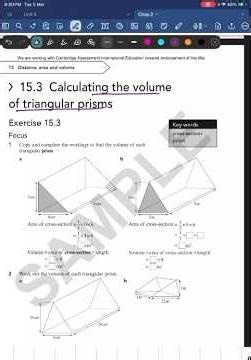 Grade 8 Unit 15 Ex 15.3 Q1,2 wb