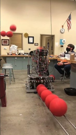 Having fun with our FRC 2022 robot!