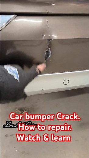 How to repair Car bumper Crack. perfect repair watch & learn, Car/Auto body repair #car #auto
