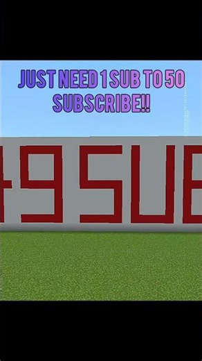 Celebrating 49 SUBSCRIBERS in Minecraft...