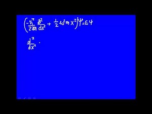 Harmonic oscillator- quantum