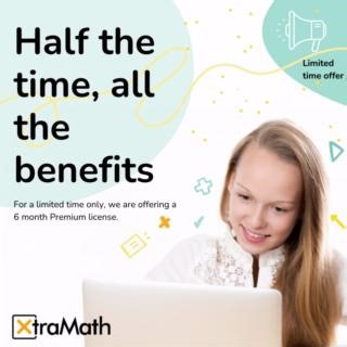 🚀 Unlock Math Excellence in Just 10 Minutes a Day! 🚨 Only two weeks left to seize our exclusive Half License promotion! 🌟 Empower your students with XtraMath, the quick and effective solution for mastering math facts. Fuel their achievements every day! 💡 Get a 6-month license now for just $25 for Teachers and $250 for schools. Don't wait, sign up today and finish this school year strong! 🎓🚀 Ready to inspire math success? Sign up now! 👉🔗 -> https://ow.ly/nswn50Qr5xX . . . . . . . . #XtraM