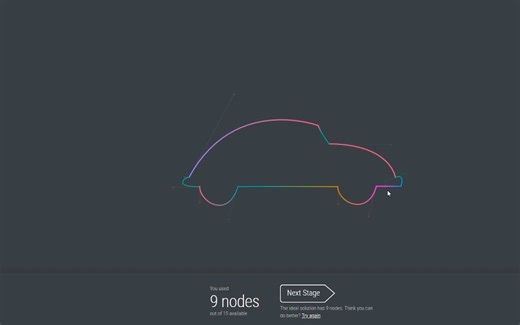 贝塞尔曲线练习