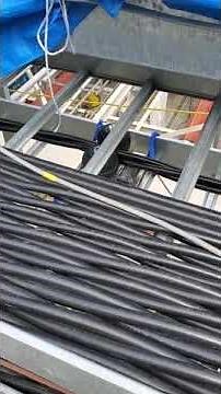 パワーボールによる高圧ケーブル布設①