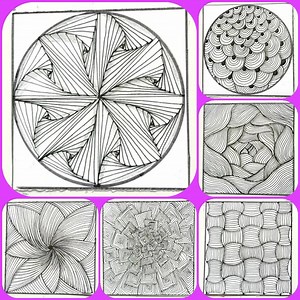 78K views · 2K reactions | In this way Zentangle Pattern Drawing is very Easy | Drawing Book | Facebook