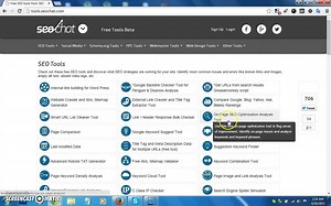 Free SEO tools from SEO chat