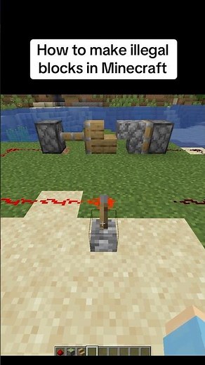 How to make illegal blocks in Minecraft 🤫