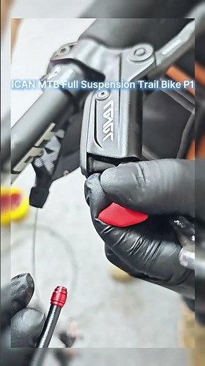 DIY MTB P1 Assembly Step 5: Brake and Derailleur Installation.#icancycling #p1