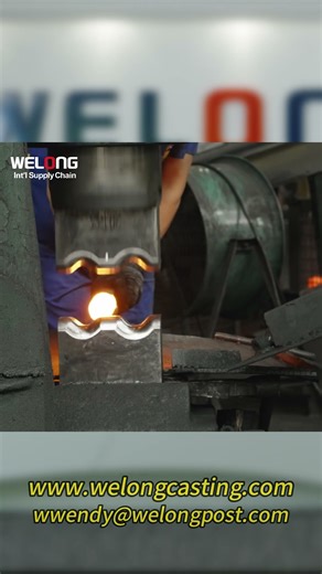 Red-Hot Steel Shaped Under Pressure#forgingprocess #forging #automotivetools #automotiveparts
