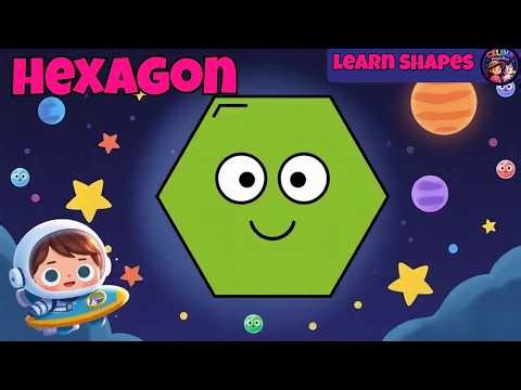 FUN LEARNING ⬣ Hexagon #preschoollearning #toddlerlearning #nurseryrhymes