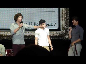 MOST EMBARRASSING CHILDHOOD MEMORY - One Direction Twitter Questions SJ, CA (HD)