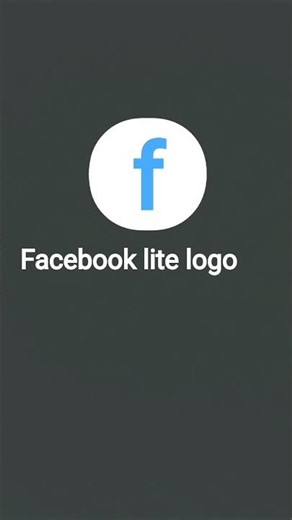 Facebook lite logo 😏