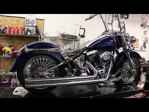 Harley Davidson soft tail lowering kit install