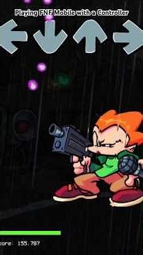 FNF MOBILE With CONTROLLER #smallyoutuber #fridaynightfunkinsong #fnf #controller #fnfmobliegame