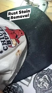 Rust Stain Removal #capsmith #PrinceCire #CapClinic #suanoy4400 #caprestoration #RustStainRemoval | Eric Grulla