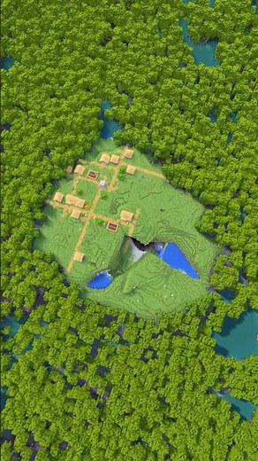 Minecraft Seed With a Village SURROUNDED By a Mangrove Swamp!