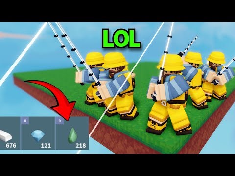 5 fisherman kit combo = Inf Emerald (Roblox Bedwars)