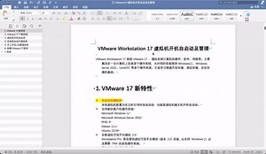 VMware17虚拟机开机自启动及管理-简介