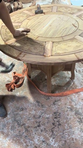 Round table making. #woodworking #wooddesigner #wood #asmr #diy