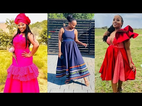 Seshoeshoe dresses in lesotho 2023 || See How Lesotho Ladies Styling Seshoeshoe Dresses in 2023