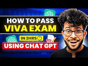 How to Pass Viva Exams in just 2 Hours using ChatGPT ✅🔥