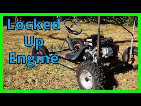 Locked Up - Predator Engine Freeing the Locked Engine / Mikey's Old Go Kart / Part 2