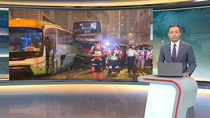 29K views · 576 reactions | A New World First Bus driver was killed after he rammed his double decker into the back of a stationary coach in Cheung Sha Wan this morning. Police are still investigating what exactly happened. | HOY International Business Channel | Facebook