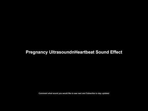 Pregnancy Ultrasound Heartbeat Sound Effect