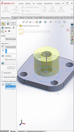 Diseña tu primera pieza en SolidWorks