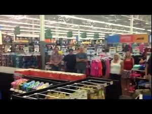 Flash Mob Anthem at Walmart - Spring Hill Harmonix
