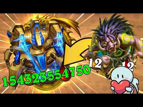 MASSIVE Quilboar Highroll, 500K Stats! | Hearthstone Battlegrounds