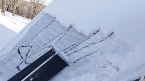 Watch Roof Rake Easy to Use and Setup Stop Snow Load and Ice Dams on Amazon Live