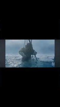 “Imagine Diving Like This… Breaking Ice Off a Ship’s Propeller ❄️🤿”