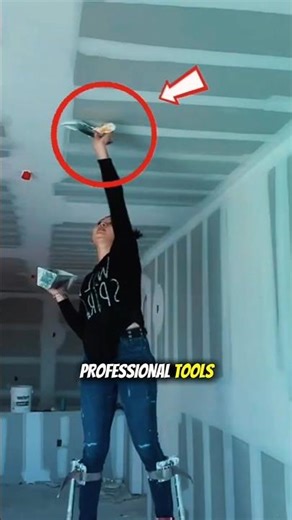 "Amazing Drywall Stilts in Action | Ceiling Finishing Like a Pro | Smart Construction Tool 2025"
