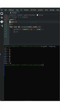 Python for Beginners: Creating a 7's Multiplication Table #python