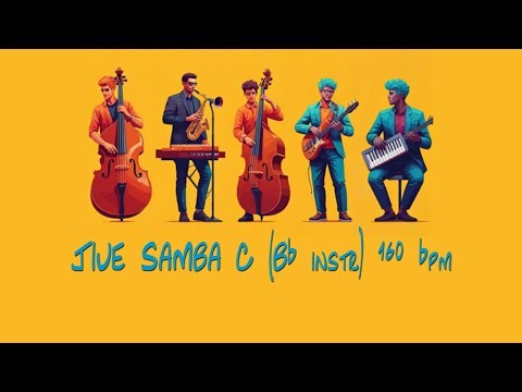 JIVE SAMBA backing track C (Bb instr) 160 bpm