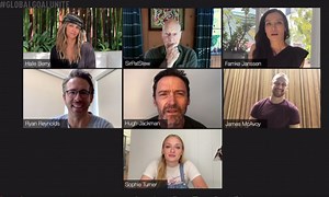 Ryan Reynolds crashed an X-Men zoom "reunion"