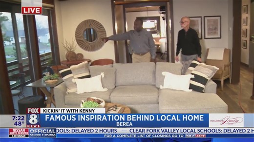 Kenny visits spectacular Frank Lloyd Wright inspired Berea home