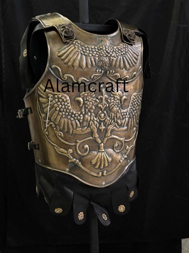 Roman Cuirass Big Eagle Breastplate - Reenactment Cosplay Armor - Etsy