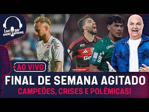 FLAMENGO E PALMEIRAS VENCEM; SANTOS EM CRISE; CITY 2X1 ARSENAL; ENDRICK DECISIVO; BAYERN CAMPEÃO E +